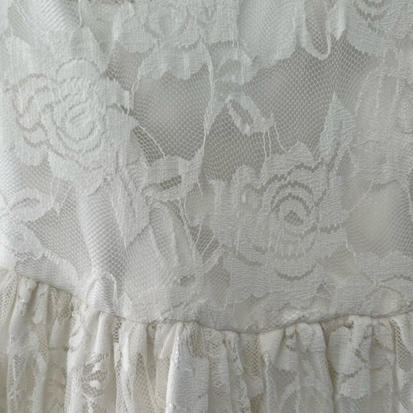 Only Little Once Ivory Lace Maxi Dress - Picture 3 of 5